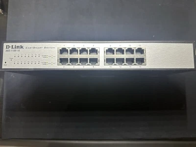 D-Link DGS-1100-16 16-Ports Rack-Mountable Gigabit Ethernet Switch With EARS - Image 1 of 4