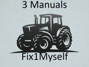 Mahindra 7085 Open Station Service Manual and Operator Manuals FREE SHIPPING - Picture 1 of 10