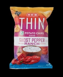 Thin Ghost Pepper Ranch Potato Chips 🔥HOT🔥 9oz Bag - Picture 1 of 1