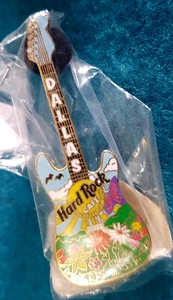 DALLAS EARTH DAY ENVIRONMENT SPRING FLOWERS GUITAR 2001 Hard Rock Cafe PIN LE - Picture 1 of 1