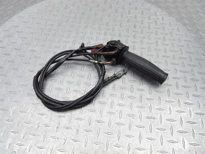 1978 77-81 Honda Hawk II CB400T OEM Right Handlebar Switch Cables Grip - Image 1 of 4