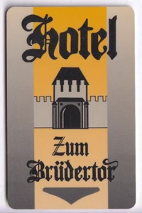 CARTE / CARD HOTEL CLE KEY .. AUTRICHE WIEN ZUM BRUDERTOR CASTLE MAGNETIQUE - Imagen 1 de 2