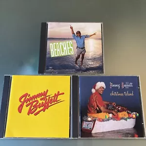 JIMMY BUFFETT 3 💿 LOT: Beaches, Christmas Island, Songs You Know: Greatest Hits - Picture 1 of 4