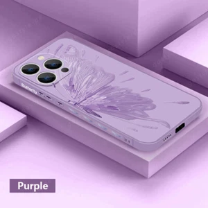 Case For iPhone 15 14 13 12 Pro Max Mini 11 7 8 XR Butterfly Slim Silicone Cover - Picture 1 of 18