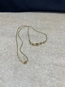 Vintage Perlenkette und Gold - Bild 1 von 2
