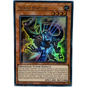 YUGIOH Scrap Raptor MP22-EN067 Ultra Rare Card 1st Edition NM-MINT