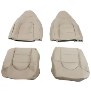 Cubierta de asiento delantera izquierda derecha Labwork para Ford F250 350 Lariat 1999-2000 bronceado - Imagen 1 de 12