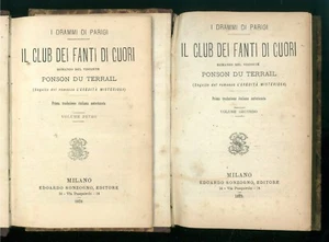 PONSON DU TERRAIL DER CLUB DER HERZENSINFANTEN TRAUM 1879 DIE DRAMEN VON PARIS - Bild 1 von 3