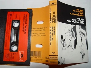 The Style Council - The Cost of Loving POLYDOR audio cassette tape UK Gema - Picture 1 of 1