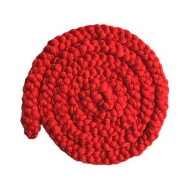 Accesorios de fotografía para recién nacidos bebés niños tejida trenza manta alfombra estudio fotográfico sesión Foto 1 de 4