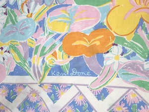 KEN DONE Palm Beach Floral Cama Doble Edredón Cubierta De Colección Reversible Doona - Imagen 1 de 3