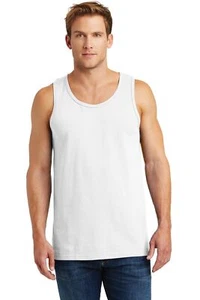 Gildan Mens Sleeveless Heavy Cotton Round Neck Stylish Tank Top G5200 - Picture 1 of 7
