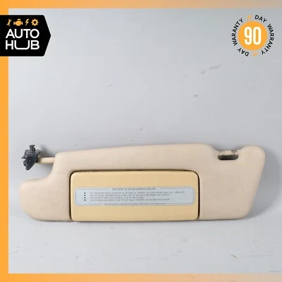 90-02 Mercedes R129 SL500 SL320 lado del conductor izquierdo parasol parasol beige OEM Foto 1 de 4