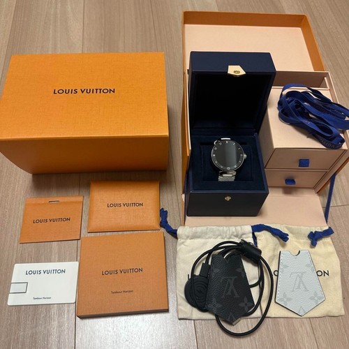 LOUIS VUITTON（LV） Orologio Uomo LOUIS VUITTON Tambour Horizon QA050Z Quadrante Digitale Quarzo dal Giappone