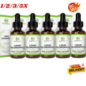 Chlorophyll Liquid Drops for Body Detoxification & Odor Control, Herlbal Dr L3C2 - Picture 1 of 15