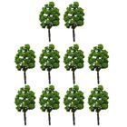 Landscape Scenery Model Tree Simulation Plant 10Pcs Miniature Realistic