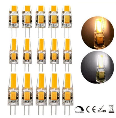 LED G4 3W 6W 8W Dimmbar Stiftsockel Birne Leuchtmittel 12V Kaltweiß/Warmweiß - Bild 1 von 4