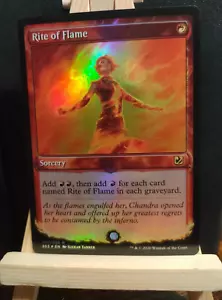 Rite of Flame FOIL - Signature Spellbook: Chandra - NM to LP (see pics) MTG - Bild 1 von 4