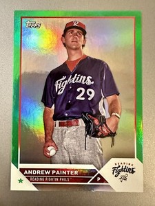 2023 Topps Pro Debut Andrew Painter 81/99 Green Foil Parallel Top Prospect Phils