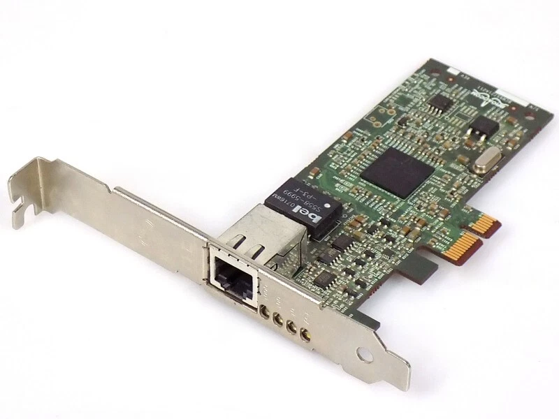 Dell 0HF692 Gigabit 10/100/1000 Mbit RJ45 Ethernet Card Netzwerk Karte PCI-E x1 - Bild 1 von 1