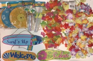 Luau Summer Lei Barbecue Party Decorations - Picture 1 of 6