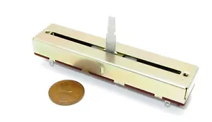 60 mm Alps Dual 50K Schiebetopf, mittlere Verriegelung 4BM lineares Verjüngungspotentiometer 4B Ci - Bild 1 von 2