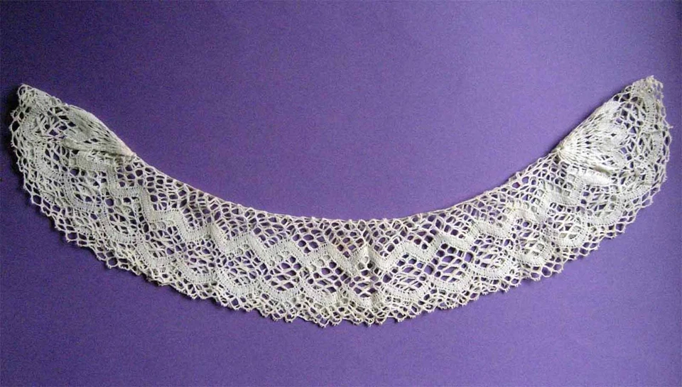 Spitze, Spitzenkragen, Trachten Damen, Häkelspitze, 71 cm, ca. 1920 - Bild 1 von 1