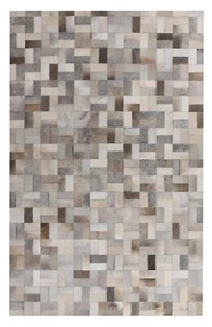 Colorromance New Handmade Leather Patchwork Cowhide Area Rug Living Room - Picture 1 of 16