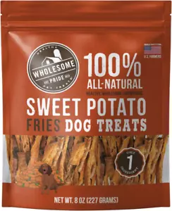 Sweet Potato Fries 100% All-Natural Single Ingredient Dog Treats, 8 Oz - Picture 1 of 10