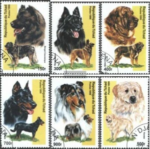 Chad nuevo 1999A-1999F (compl.edición) usado 1999 perros - Imagen 1 de 1