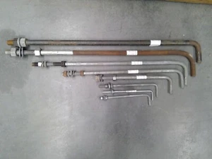 L Shape Anchor Bolts - Various Sizes **Free Shipping** - Picture 1 of 5