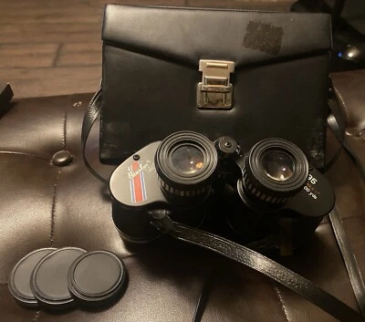 VTG Binolux Binoculars 7x35 Extra Wide Angle W/Hard Shell Case 578 ft at 1000 yd - Image 1 of 4