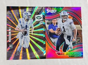 ZACH WILSON LOT OF 2 2021 Select DP RED PRIZM SP RC /149 + Prestige SUNBURST RC - Picture 1 of 4