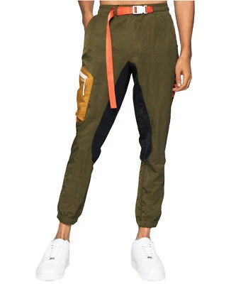Nuevo Dope Streetwear Nomad verde/naranja pantalones de chándal ligeros para hombre RSHRT-150 Foto 1 de 3