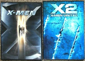 X-MEN & X-MEN UNITED X2 ~ DVD's SEE WOLVERINE, CYCLOPS, STORM + MORE - Picture 1 of 1