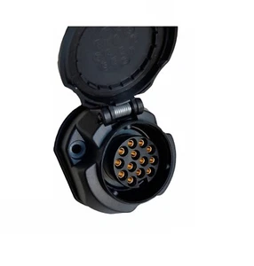 13 PIN SOCKET 12 / 24 VOLT TRAILER /CARAVAN /TRUCK - Picture 1 of 4
