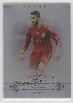 2015 Futera Unique Platinum /14 Sergio Ramos #023 - Image 1 of 2