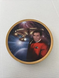 Plaque de collection Star Trek Amiral Kirk Le pouvoir du commandement Hamilton - Photo 1/5