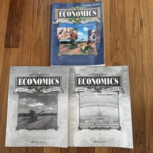 Abeka Economics Teachers Guide Test Quiz Key Second Edition - Imagen 1 de 5