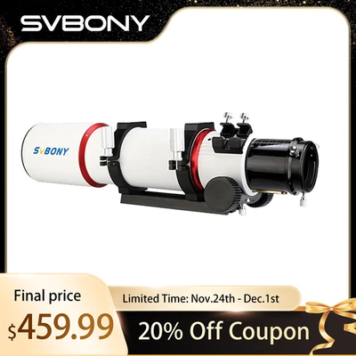 SVBONY SV550 Astronomical Telescope 80mm Refractor OTA Triplet APO for Deep Sky - Image 1 of 4