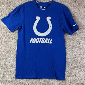 T-shirt maglietta NFL Indianapolis Colts NIKE taglia small ferro di cavallo calcio blu - Foto 1 di 6