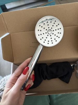 "Ducha de mano Rohl de una sola función 4"" cromo pulido"  Foto 1 de 3