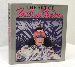 The Art of Zandra Rhodes (1985, HCDJ, First Ed/1st Print, 1980s Fashion Design) - Picture 1 of 19