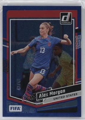 2023-24 Panini Donruss FIFA Azul 42/49 Alex Morgan #64 00ws Foto 1 de 3