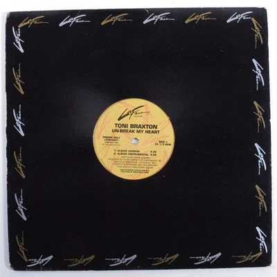 TONI BRAXTON Un-Break My Heart LAFACE 12" VG++ promo HEAR - Imagem 1 de 2