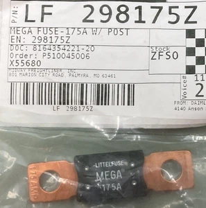 NEW LITTELFUSE 298175Z MEGA FUSE 175A AMP FUSE RELAY 3 SERIES - Picture 1 of 1