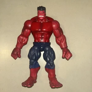 MARVEL LEGENDS RED HULK BAF CONSTRUIR UNA FIGURA HASBRO 2008 COMPLETO (LEER - Imagen 1 de 5