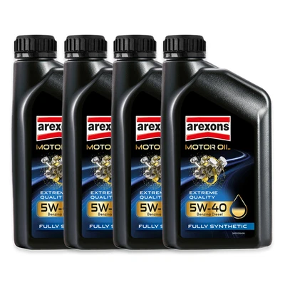 4 Litres Huile Moteur Arexons Essence Diesel 5W40 Synthétique Acea C3 Api Sn / - Photo 1/3