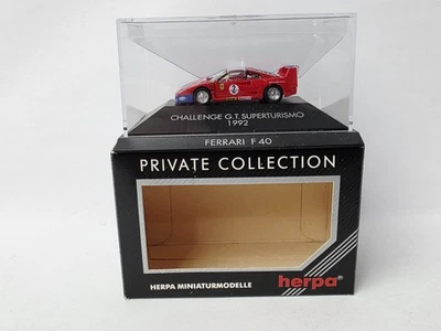 HERPA FERRARI F40 CHALLENGE GT SUPERTURISMO ESCALA 1/87 NUEVO EN CAJA ¡¡¡MUY BONITO!!!! Foto 1 de 4