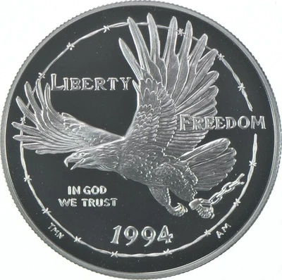 1994-P Proof POW Prisoners Vietnam War Commemorative Silver Dollar $1 *2876 - Image 1 of 3